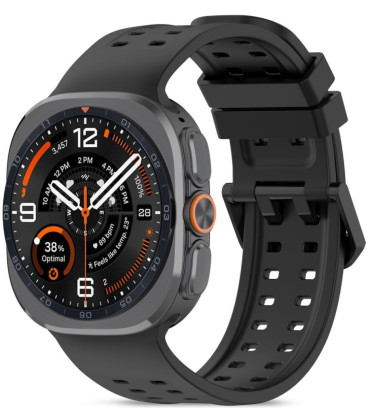Juoda apyrankė Samsung Galaxy Watch Ultra 1 / 2 2024-2026 (47 mm) "Tech-Protect Silicone Air"