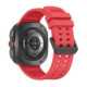 Raudona apyrankė Samsung Galaxy Watch Ultra 1 / 2 2024-2026 (47 mm) "Tech-Protect Silicone Air"