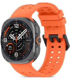 Oranžinė apyrankė Samsung Galaxy Watch Ultra 1 / 2 2024-2026 (47 mm) "Tech-Protect Silicone Air"