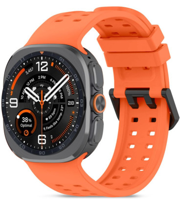 Oranžinė apyrankė Samsung Galaxy Watch Ultra 1 / 2 2024-2026 (47 mm) "Tech-Protect Silicone Air"