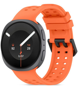Oranžinė apyrankė Samsung Galaxy Watch 8 / 9 / Classic (40 / 44 / 46 mm) "Tech-Protect Silicone Air"