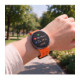 Oranžinė apyrankė Samsung Galaxy Watch 8 / 9 / Classic (40 / 44 / 46 mm) "Tech-Protect Silicone Air"