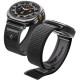 Juoda / Pilka apyrankė Samsung Galaxy Watch Ultra 1 / 2 2024-2026 (47 mm) laikrodžiui "Spigen Athlex Air"