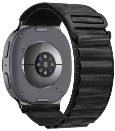Juoda apyrankė Samsung Galaxy Watch 8 / 9 / Classic (40 / 44 / 46 mm) laikrodžiui "Tech-Protect Nylon Pro"