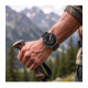 Juoda apyrankė Samsung Galaxy Watch 8 / 9 / Classic (40 / 44 / 46 mm) laikrodžiui "Tech-Protect Nylon Pro"