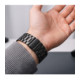 Juoda apyrankė Samsung Galaxy Watch 8 / 9 / Classic (40 / 44 / 46 mm) laikrodžiui "Tech-Protect Stainless"