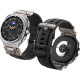 Juoda apyrankė Samsung Galaxy Watch 8 / 9 / Classic (40 / 44 / 46 mm) laikrodžiui "Spigen DuraPro Armor"