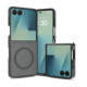 Matinis juodas dėklas Samsung Galaxy Z Flip 8 telefonui "Tech-Protect Magmat Magsafe"