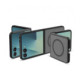 Matinis juodas dėklas Samsung Galaxy Z Flip 8 telefonui "Tech-Protect Magmat Magsafe"