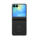 Juodas dėklas Samsung Galaxy Z Flip 8 telefonui "Spigen Airskin Aramid Magsafe"
