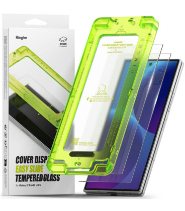 Apsauginis grūdintas stiklas Samsung Galaxy Z Fold 8 Ultra telefonui "Ringke Cover Display Easy Slide 2-Pack"