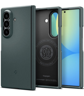Žalias dėklas Samsung Galaxy Z Fold 8 Ultra telefonui "Spigen Air Fit Pro Magsafe"