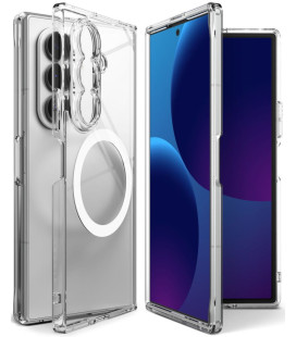 Skaidrus dėklas Samsung Galaxy Z Fold 8 Ultra telefonui "Ringke Fusion Magnetic Magsafe"