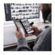 Matinis juodas atverčiamas dėklas Google Pixel 11 Pro XL telefonui "Tech-Protect Wallet"