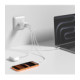 Baltas 1xUSB-A + 2xUSB-C PD 3.2 100W / QC3.0 pakrovėjas "Tech-Protect NCA100W-GAN-AVS 3-Port"