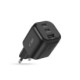 Juodas 1xUSB-A + 2xUSB-C PD 3.2 100W / QC3.0 pakrovėjas "Tech-Protect NCA100W-GAN-AVS 3-Port"