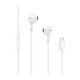 Baltos Type-C ausinės "Tech-Protect Ultraboost Earphone Core G4"