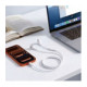 Baltos Type-C ausinės "Tech-Protect Ultraboost Earphone Core G4"