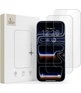 Apsauginis grūdintas stiklas Apple iPhone 16 Pro Max / 17 Pro Max / 18 Pro Max telefonui "Tech-Protect Glass Fit+ 2-Pack"
