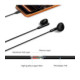 Juodos Type-C ausinės "Tech-Protect Ultraboost Earphone Core G4"