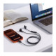 Juodos Type-C ausinės "Tech-Protect Ultraboost Earphone Core G4"