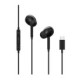 Juodos Type-C ausinės "Tech-Protect Ultraboost Earphone Core G3"