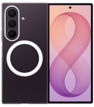 Originalus skaidrus dėklas "Clear Magnet Cover" Samsung Galaxy Z Fold 8 Ultra telefonui "EF-CF976CTE"
