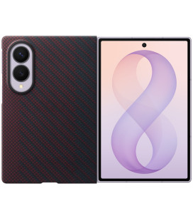 Originalus violetinis dėklas "Carbon Magnet Case" Samsung Galaxy Z Fold 8 telefonui "EF-KF971SRE"