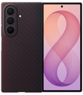 Originalus violetinis dėklas "Carbon Magnet Case" Samsung Galaxy Z Fold 8 Ultra telefonui "EF-KF976SRE"