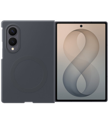 Originalus pilkas dėklas "Silicone Magnet Cover" Samsung Galaxy Z Fold 8 telefonui "EF-EF971CBE"