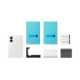 Originalus baltas (Cream) dėklas "Silicone Magnet Cover" Samsung Galaxy Z Fold 8 telefonui "EF-EF971CWE"