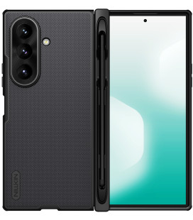 Juodas dėklas Samsung Galaxy Z Fold 8 Ultra telefonui "Nillkin Super Frosted FOLD Magnetic Pen Slot Back Cover"