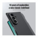 Juodas dėklas Samsung Galaxy Z Fold 8 Ultra telefonui "Nillkin Super Frosted FOLD Magnetic Pen Slot Back Cover"