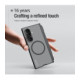 Juodas dėklas Samsung Galaxy Z Fold 8 Ultra telefonui "Nillkin Super Frosted FOLD Magnetic Pen Slot Back Cover"