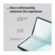 Juodas dėklas Samsung Galaxy Z Fold 8 Ultra telefonui "Nillkin Super Frosted FOLD Magnetic Pen Slot Back Cover"