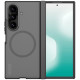 Juodas / skaidrus dėklas Samsung Galaxy Z Fold 8 Ultra telefonui "Nillkin Super Frosted FOLD Magnetic Back Cover"