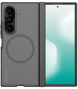 Juodas / skaidrus dėklas Samsung Galaxy Z Fold 8 Ultra telefonui "Nillkin Super Frosted FOLD Magnetic Back Cover"