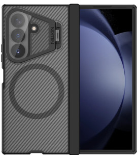 Juodas / skaidrus dėklas Samsung Galaxy Z Fold 8 Ultra telefonui "Nillkin CamShield Prop Magnetic Transparent Lens Case"