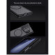 Juodas / skaidrus dėklas Samsung Galaxy Z Fold 8 Ultra telefonui "Nillkin CamShield Prop Magnetic Transparent Lens Case"