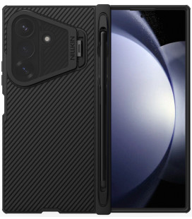 Juodas dėklas Samsung Galaxy Z Fold 8 Ultra telefonui "Nillkin CamShield Prop Magnetic Pen Slot Transparent Lens Case"