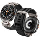Juoda apyrankė Samsung Galaxy Watch Ultra 1 / 2 2024-2026 (47 mm) laikrodžiui "Spigen Durapro Armor Band"