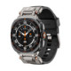 Juoda apyrankė Samsung Galaxy Watch Ultra 1 / 2 2024-2026 (47 mm) laikrodžiui "Spigen Durapro Armor Band"