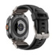 Juoda apyrankė Samsung Galaxy Watch Ultra 1 / 2 2024-2026 (47 mm) laikrodžiui "Spigen Durapro Armor Band"