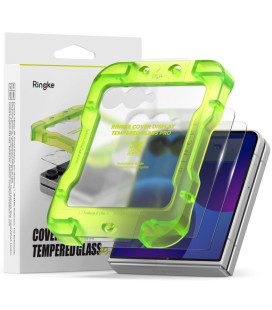 Apsauginis grūdintas stiklas Samsung Galaxy Z Flip 8 telefonui "Ringke Cover Display Pro 2-Pack"