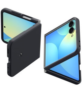 Juodas dėklas Samsung Galaxy Z Flip 8 telefonui "Spigen Nano Pop Magsafe"