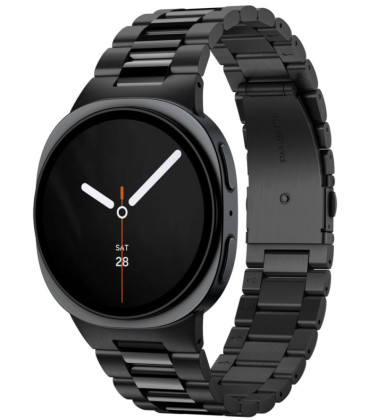 Juoda apyrankė Samsung Galaxy Watch 8 / 9 / Classic (40 / 44 / 46 mm) laikrodžiui "Spigen Modern Fit Band"