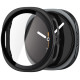 Juodas dėklas Samsung Galaxy Watch 8 / 9 (40 mm) laikrodžiui "Spigen Thin Fit 360"