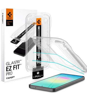 Apsauginis grūdintas stiklas Samsung Galaxy A27 5G telefonui "Spigen Glas.TR EZ Fit Pro 2-Pack"