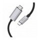 Pilkas USB-C - HDMI 2.1 8K 60Hz 200cm laidas "Tech-Protect Ultraboost"
