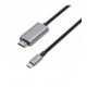 Pilkas USB-C - HDMI 2.1 8K 60Hz 200cm laidas "Tech-Protect Ultraboost"
